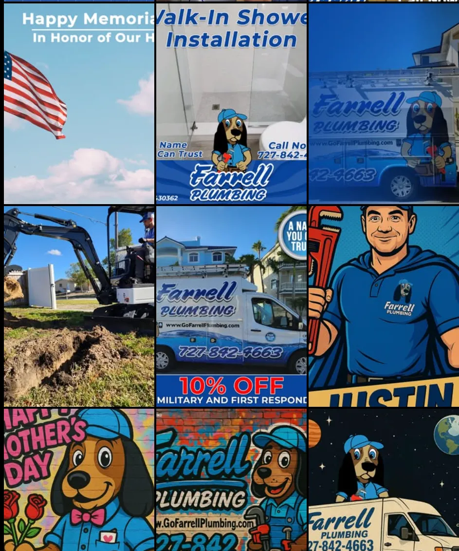 Instagram social media post examples for local businesses