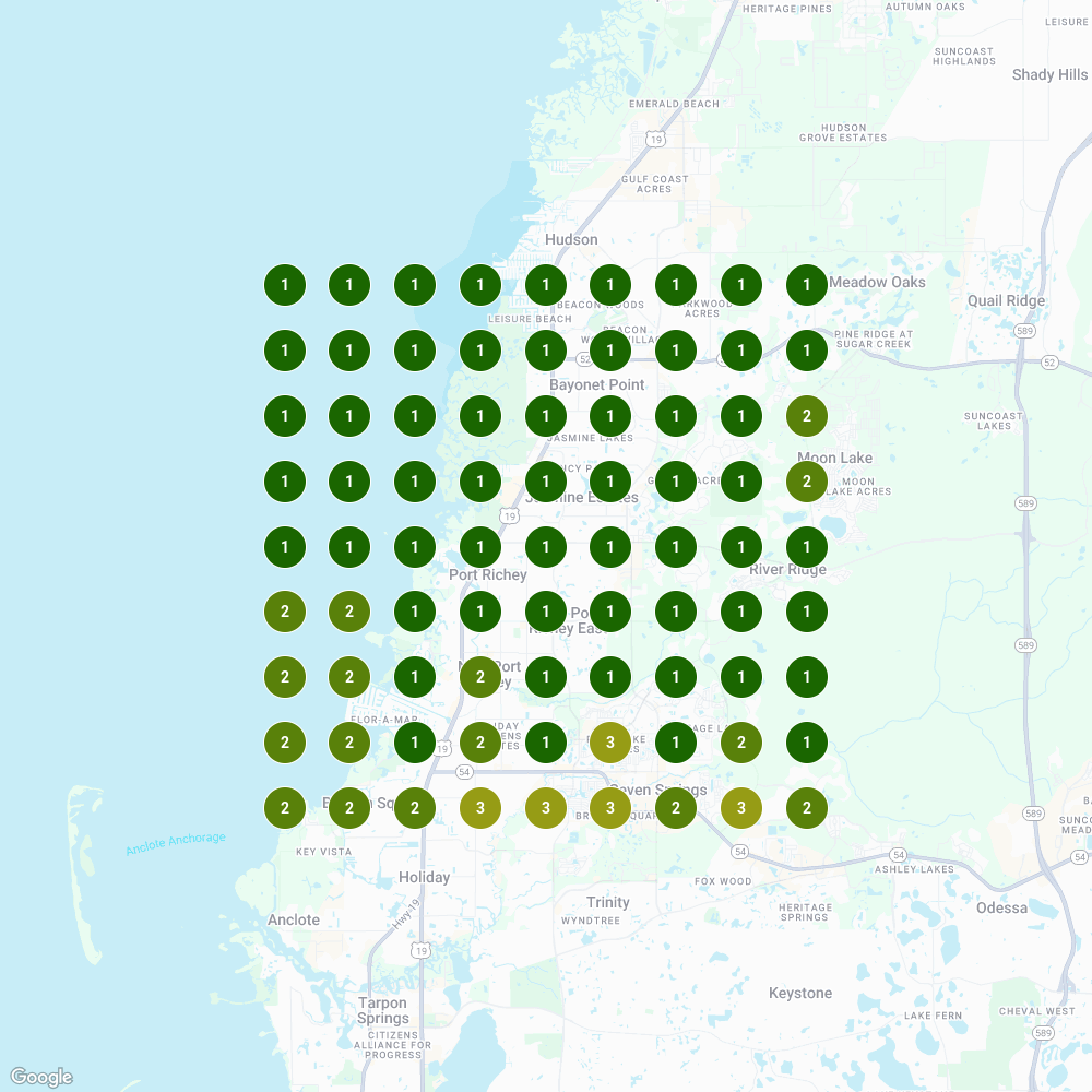 Holographic Map Rankings Interface